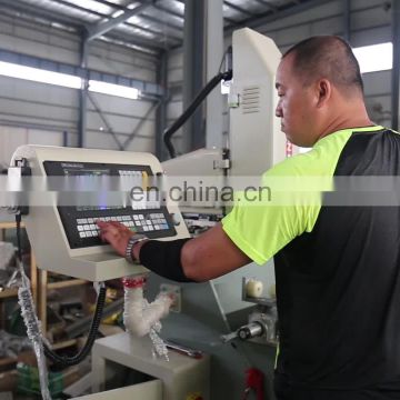 Aluminium door and window making machine for lock hole CNC milling