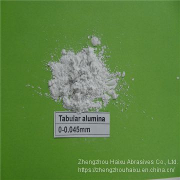 Sintered TA tabular alumina oxide for ladle lining refractories