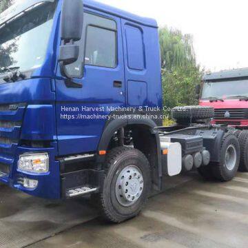 6x4 10 Wheels Prime Mover Truck Euro2 420hp Heavy Duty Tractor Head