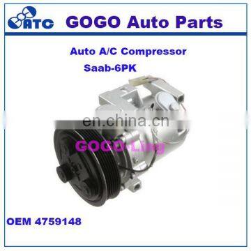 GOGO SS121DN2 Auto A/C Compressor for Saab 900 OEM 4759148