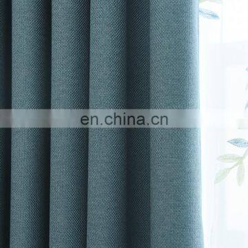 Hot sale european style popular soild line look curtains blackout