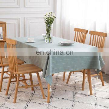Cheap Price 100%Cotton Yarn-dyed Table Cloth Indoor Kitchen Table Cloth With Tassels photo-7