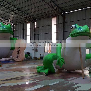 Commercial Use Advertising Inflatable Green Frog Mascot With Logo Printing for Business Display photo-2