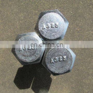 Inch Size Steel Structure Galvanized ASTM A325 Bolts photo-6