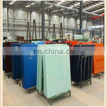 Glass Factory Sales Promotions Red Black White Blue Green Grey Yellow Colored Toughened Painted Glass for Kitchen photo-5