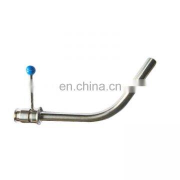Sanitary SS304 Arm Valve With Racking Arm for Red Wine Tank