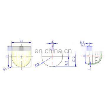 Fresnel Lens array pir Sensor Cover Plastic Housing fresnel lens infrared induction