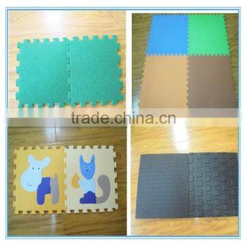 EVA/PE foam puzzle with animals/jigsaw puzzle mat in different languages