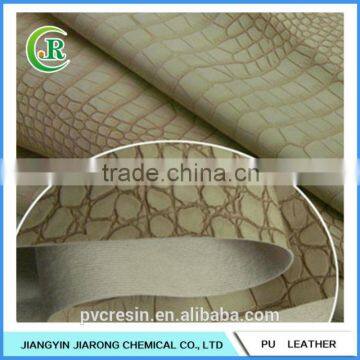 Hot Sale Snake Effect PU Leather for Handbags photo-3