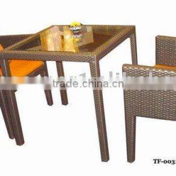 TF0031 Rattan Wicker Dining Table and Chairs