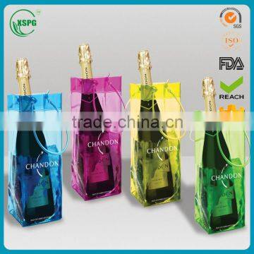 colorful pvc ice cooler wine bag