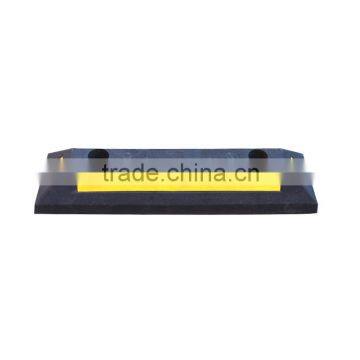 High Quality Black & Yellow Recycled Pvc Material Wheel Stopper PS031 photo-2