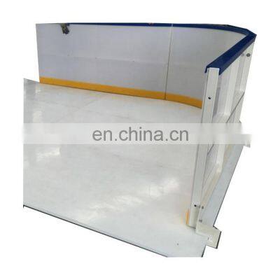 Wear-resisting synthetic ice rink/UHMWPE sheets artificial ice skating rink/hockey shooting pad