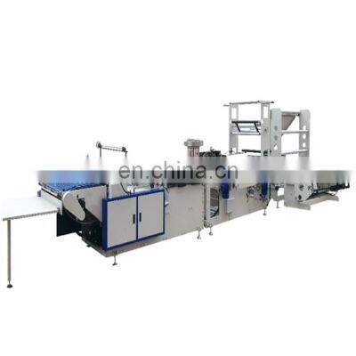 Full automatically high speed non woven fabric carry pouch cutting bag making machine price