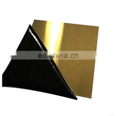 decorative stainless steel sheet golden stainless steel sheet