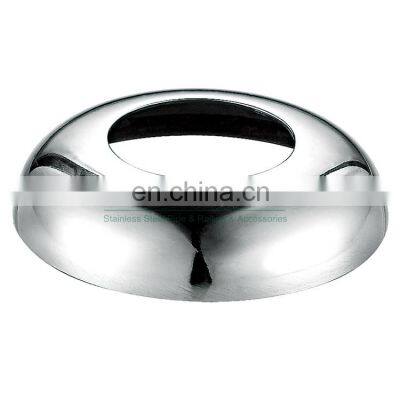 Tempered Handrail Pipe Base Plate Cover Stainless Steel Railing Base Cover Accessories