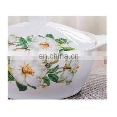 Fashionable Table Decoration Ceramic Bowl With Lid photo-5