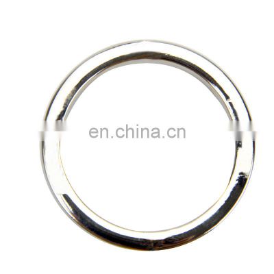 Customized Luxury metal round ring Buckle