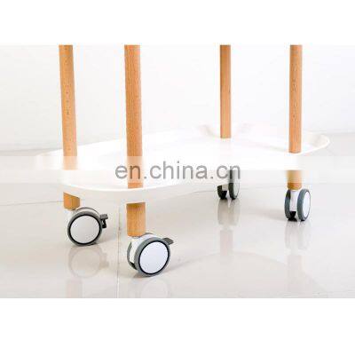 Kitchen Trolley With Wheels Kitchen Storage Rack Trolley Nordic 2 Tier photo-5