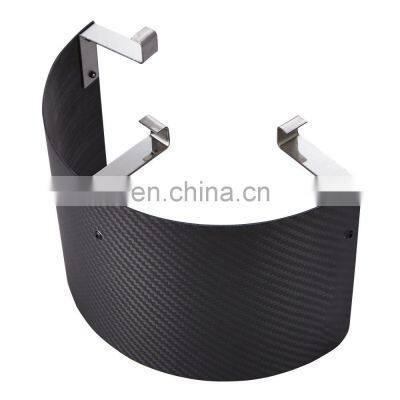 Car Accessory  carbon Stainless Steel Dust Shield Air Filter Heat Shield Cover For Universal