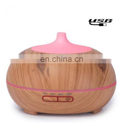 New colorful light 300ml DC 5V air humidifier aroma diffuser with CE ROHS