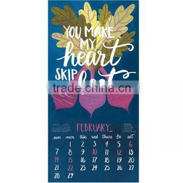 Top sales wall calendar unique desk wall calendar 2016