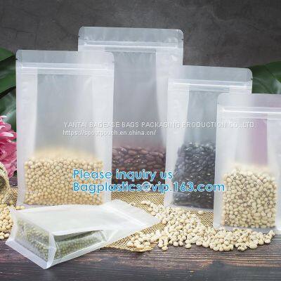 Doypack Zipper Pouch Matte Stand-Up Food Grade Design Storage K Bags Matte Mixed Color Design Stand-Up Pouch), BAGEASE photo-2