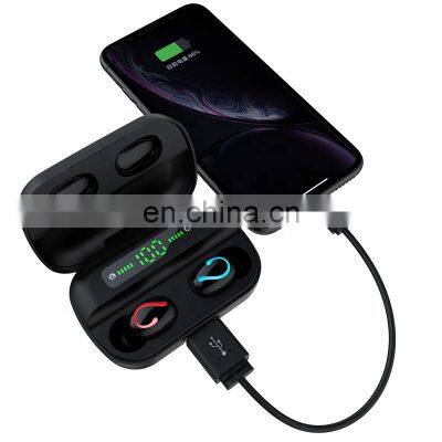 Q65 TWS True Stereo 5D Headset LED Indicator Waterproof Earbuds Wireless Tws Earphone Power Bank Charging Box 2600mAh photo-2