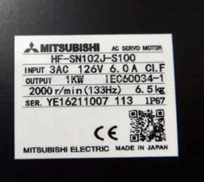 HF-SN202J-S100 Mitsubishi Medium Inertia Medium Power Type Servo Motor