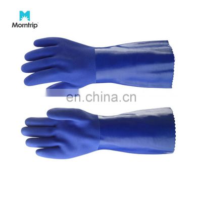 Fashion General Purpose Rubber Non-sterile Blue Industrial Grade PVC Gloves