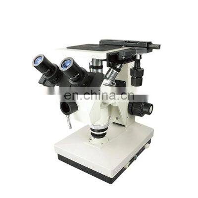 XDJ Series 100X-1250X industrial inverted metallurgical microscope with trinocular