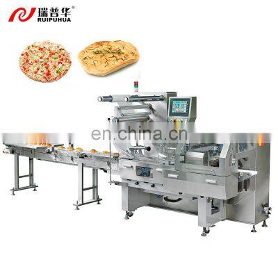 Commercial automatic arabic pita bread roti chapati horizontal flowpack packaging machine packing line