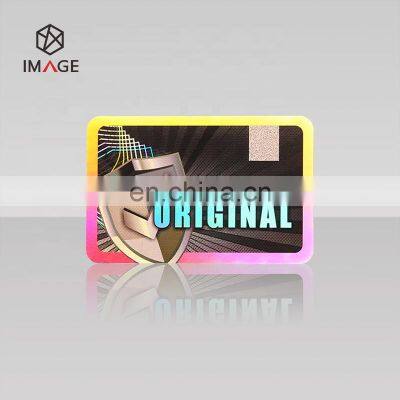 Personalised Custom Adhesive Honeycomb Tamper-Proof Holographic Sticker
