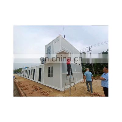 Prefab 20Ft Flat Pack Modular Foldable Prefab Container House Portable Tiny Container House For Sale