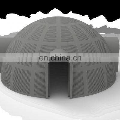 Cheap Ready Made Round Dome Light Graphene Eps Prefab Houses Anti Hurricane And Earthquake