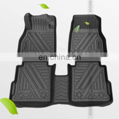 Floor Mats Carpet Front Rear Car Mats For Chevrolet General Floor Mat for Car 3PCS Car Truck Custom TPE Black Set Item