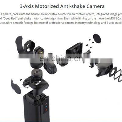 Moza Moin Camera Pocket Gimbal Sports Mini Handheld High-definition 4K Anti-shake Vlog Portable Outdoor Stabilizer Action Camera photo-4