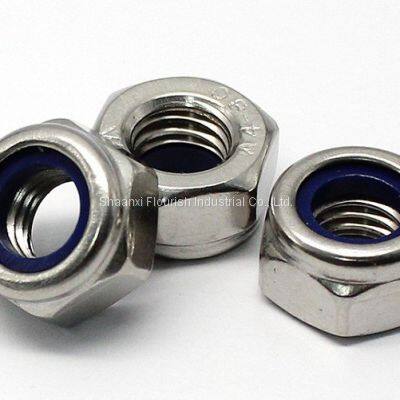 DIN 985 Standard Hexagon Lock Nut Prevailing Torque Type With Nylon Insert photo-2