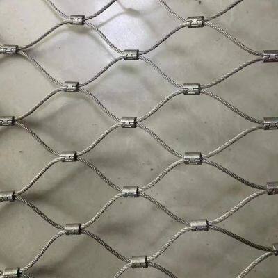 Department store fence decorative net, stainless steel fence fence, children climb the wire mesh