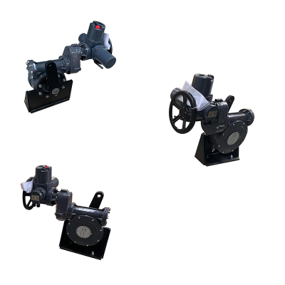 DQ 4-20ma Foot plate Mounted Part-turn  Motorized Electric With Buterfly Valve Actuator