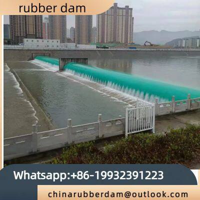 Rubber dam for irrigation and flood control, carbon steel dam for river interception, steel dam for water and gas barrier dam, Chinese factory welcomes visits