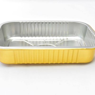 Eco-Friendly No Wrinkle Disposable Aluminium Foil Food Container with Factory Price