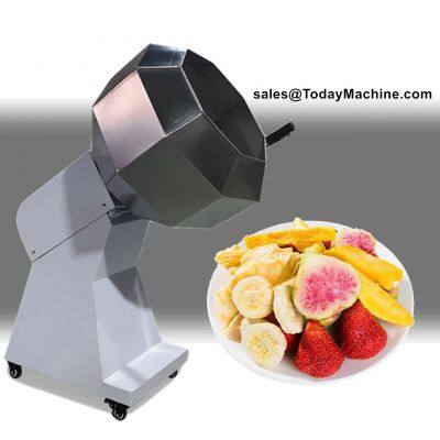 Automatic Octagonal Flavour Nuts Drum Seasoning Mixer Machine
