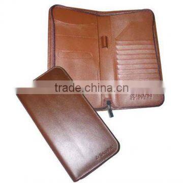 Hot!!!Passport holder with zipper closer