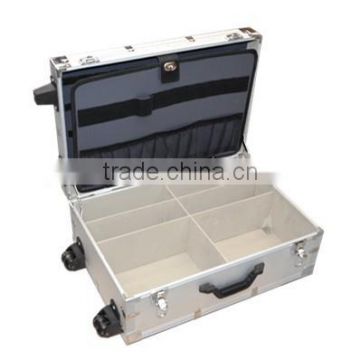 sliver first-aid aluminum trolley tool luggage case