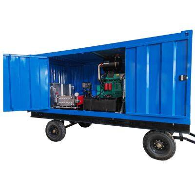 Industrial 1500bar High-Pressure Jet Cleaning Machine New Condition Diesel Fuel Vehicle Quotation Oil Scale Pipeline Washing
