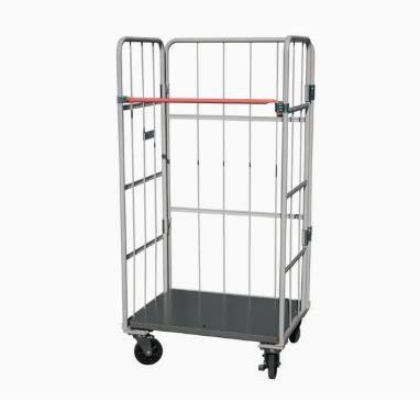 Warehouse Galvanized Wire Roller Cart Wholesale, Cage Trolley photo-2