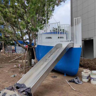 Customized Large Stainless Steel Slides, Outdoor Children's Combined Amusement Equipment, Non-powered Facilities for Communities and Kindergartens photo-2