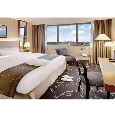 American Style Multifunctional Bed Modern Music Storage Space Leather Bed Luxury LED Light Bed With Computer Lifting Table Set photo-4