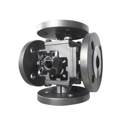 Manufacturer Direct Sales Four-way Ball Valve Flange Ball Valve photo-4